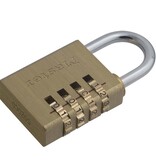 Masterlock Aluminium Vorhängeschloss 40mm mit Messing Ausführung