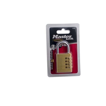 Masterlock Aluminium Vorhängeschloss 40mm mit Messing Ausführung