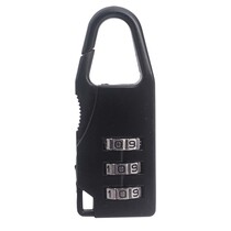 Zahlenschloss 20mm Schwarz