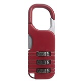 Cijfer-slot 20mm Rood