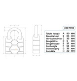 Burgwächter Burgwächter 60mm Hangslot Zeewaterbestendig