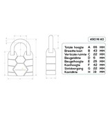 Burgwächter Burgwächter GS 40mm Vorhängeschloss Seewasserbeständig Gleichschließend
