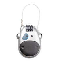 Intrekbare staalkabel met cijferslot, Snap+lock