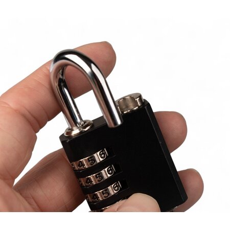 Masterlock Cijferhangslot met herstelsleutel - zelf-instelbare cijfercode