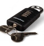 Masterlock Cijferhangslot met herstelsleutel - zelf-instelbare cijfercode - Zware uitvoering