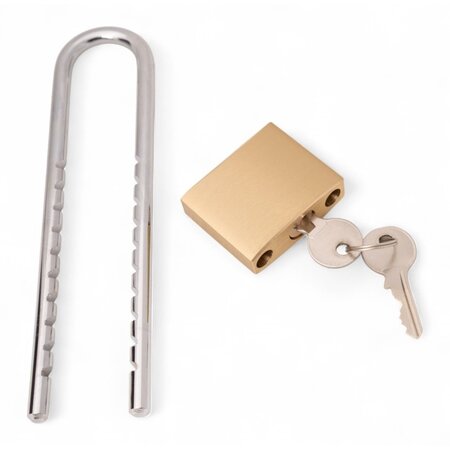 Work-it Hangsloten extra hoge beugel 50mm  verstelbaar