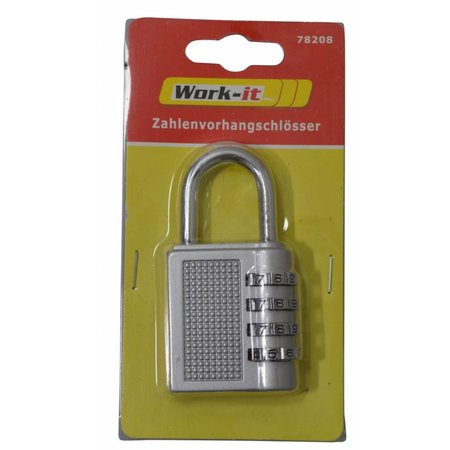 Work-it Cijferhangsloten Grau
