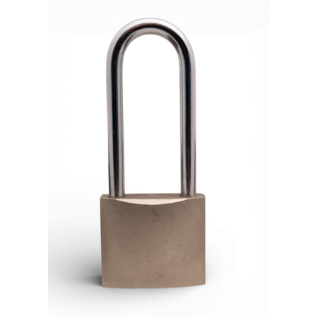 Work-it Hangslot 38 mm met hoge beugel 60 mm – blanco kast geschikt voor graveren