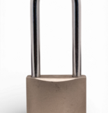 Work-it Hangslot 38 mm met hoge beugel 60 mm – blanco kast geschikt voor graveren