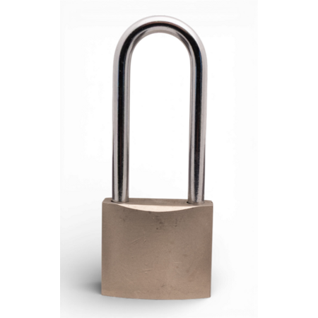 Work-it Hangslot 38 mm met hoge beugel 60 mm – blanco kast geschikt voor graveren