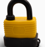 Work-it Spatwaterdicht hangslot 40 mm met beschermkap – geschikt voor buitengebruik