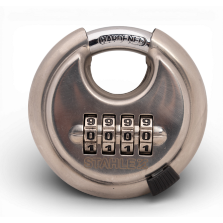 Stahlex Discussloten 70mm met cijfercombinatie