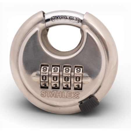 Stahlex Discussloten 70mm met cijfercombinatie