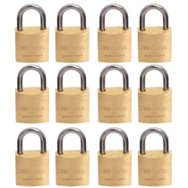 Aktie 6 - 12hangslotjes gelijksluitend 20mm