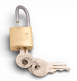 Tri-Circle Aktie 6 - 12hangslotjes gelijksluitend 20mm