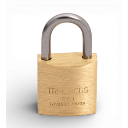 Tri-Circle Hangsloten gelijksluitend 20mm