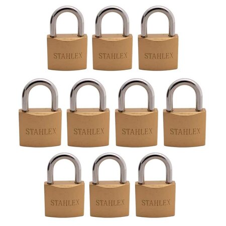 Stahlex 10 stuks Hangsloten 38mm Budget