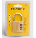 Tri-Circle 3 Stück Zahlenschlösser 40mm