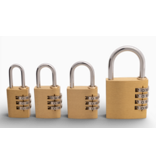 Tri-Circle Cijferslot van Messing 40mm - Veilige Beveiliging