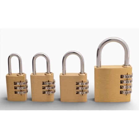 Tri-Circle Cijferslot van Messing 40mm - Veilige Beveiliging