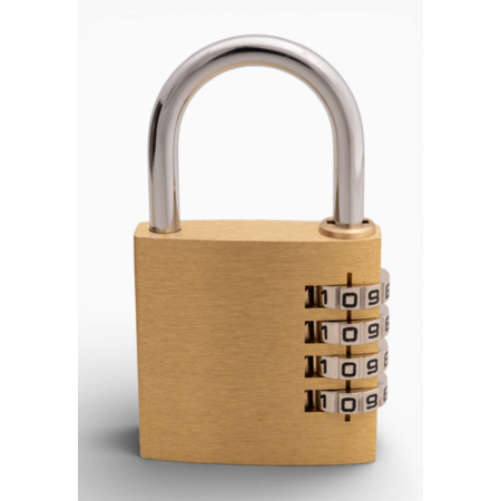 Tri-Circle Cijferslot van Messing 40mm - Veilige Beveiliging