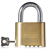 Masterlock Master Lock 175EURD Zahlenschloss 51mm mit massiv Messing Gehäuse und einstellbarer Zahlencode