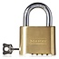 Masterlock Master Lock 175EURD Zahlenschloss 51mm mit massiv Messing Gehäuse und einstellbarer Zahlencode