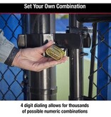 Masterlock Master Lock 175EURD Zahlenschloss 51mm mit massiv Messing Gehäuse und einstellbarer Zahlencode