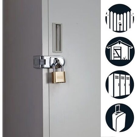 Masterlock Master Lock 175EURD Zahlenschloss 51mm mit massiv Messing Gehäuse und einstellbarer Zahlencode