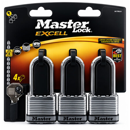Masterlock Gleichschließende Vorhängeschlösser - No Crack