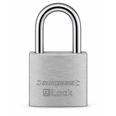 Silverline Vorhängeschloss 30mm Aluminium