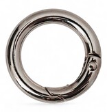 Runder Karabiner 25 mm mit verende sluiting - vernickelt