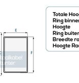 Plexiglas pasfoto Schlüsselanhänger 30 x 40 mm mit Schlüsselring - pro Stück