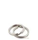 Verzinkte Mini sleutelringen 10 mm - 100 Stück