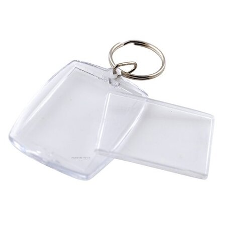 150 plexiglas sleutelhangers mit Schlüsselring Deal