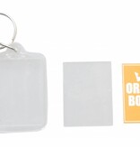 150 plexiglas sleutelhangers mit Schlüsselring Deal