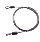 Sicherheitskabel mit Schlaufen voorzien von draadklem - 2.5mm