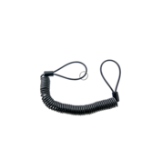 Flexibles geplastificeerde Stahlkabel mit zwei Schlaufen und een maximalen Länge von ca. 3 Meter