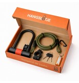 Army green Defender  beugelslot 180 × 245 mm met oranje kabel 1800 mm - Copy