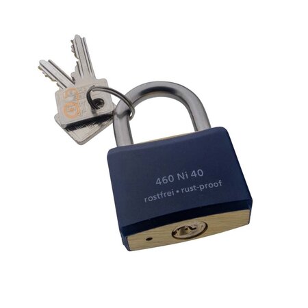 Burgwächter BURG-WÄCHTER Yacht hangslot 40 mm gelijksluitend K1 met RVS beugel