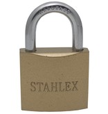Stahlex Hangslot 38 mm goudkleur – zwaar hangslot met geharde beugel