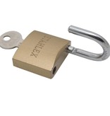 Stahlex Hangslot 38 mm goudkleur – zwaar hangslot met geharde beugel