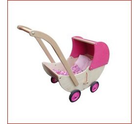 Van Dijk Toys Poppenwagen beweegbare kap Van Dijk Toys Poppenwagen beweegbare kap