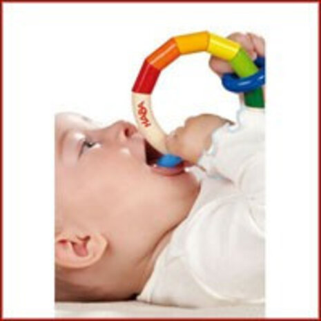 Haba Houten bijtring Kringelringel Haba Houten bijtring Kringelringel