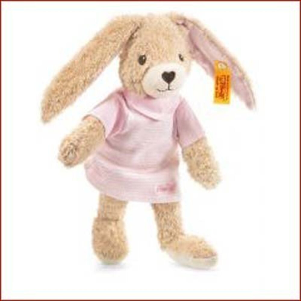 Steiff Knuffel Hoppel Haas Roze Steiff Knuffel Hoppel Haas Roze