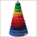 Grimm's Conische Stapeltoren Regenboog kleuren