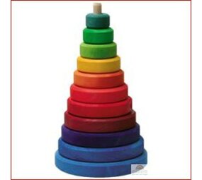 Grimm's Conische Stapeltoren Regenboog kleuren