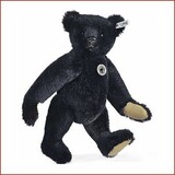 Steiff Teddybeer zwart Replica 1907 Steiff Teddybeer zwart Replica 1907