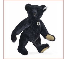 Steiff Teddybeer zwart Replica 1907 Steiff Teddybeer zwart Replica 1907