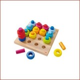 Haba Steekspel kleurringen Haba Steekspel kleurringen